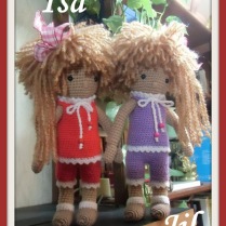 Isa et Jil, petites poupées au crochet